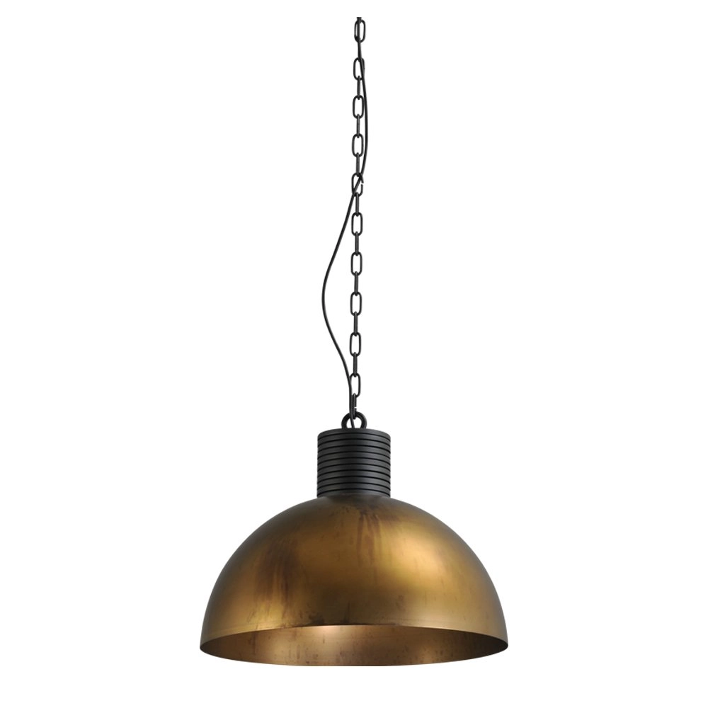 Stoere industrie hanglamp Industria 50 bronsbruin Masterlight 8718121152226