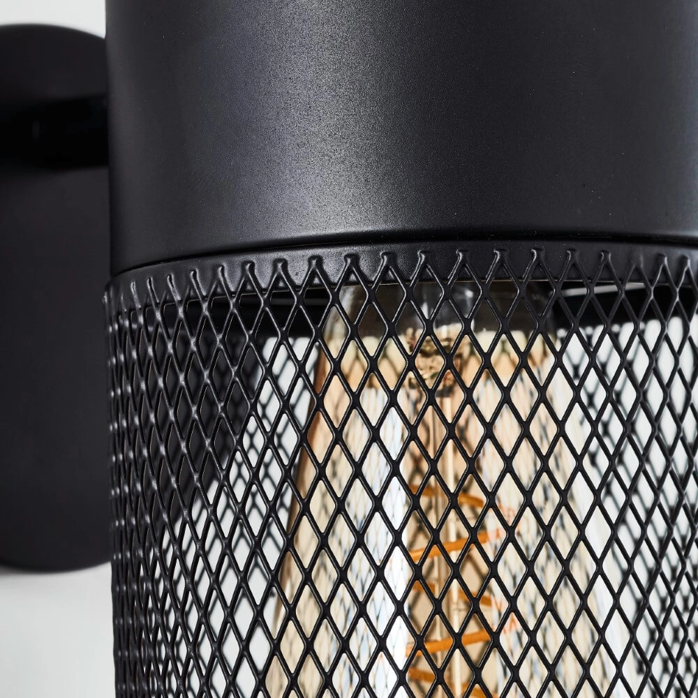 Zwart wandlampje Kamolo Brilliant 4004353409394