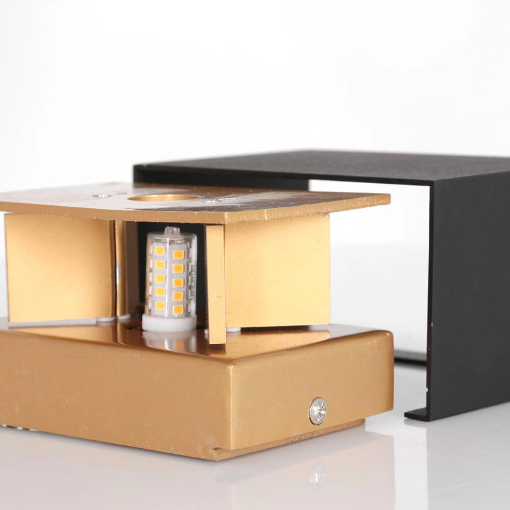 Zwarte wandspot Muro up en down Steinhauer 8712746152630