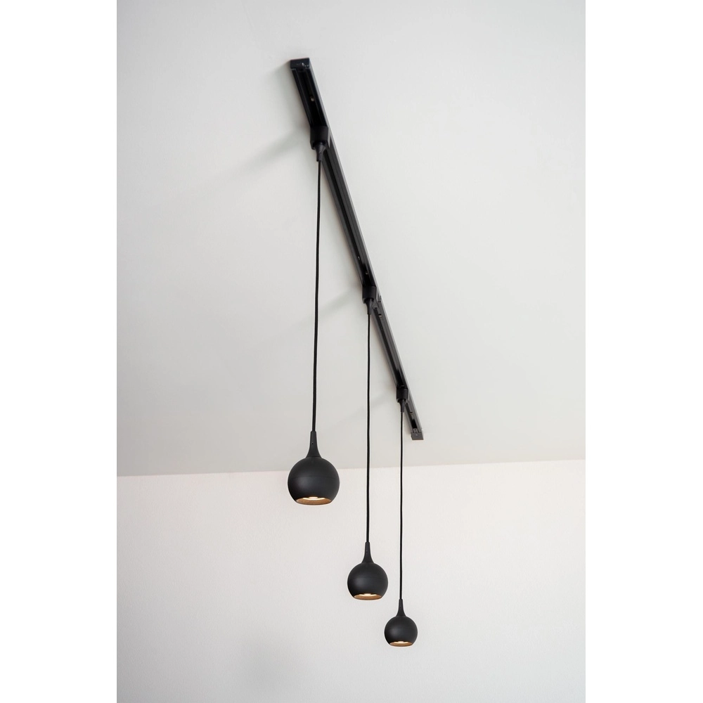 Rail hanglamp Track Favori 1-fase zwart Lucide 5411212093387