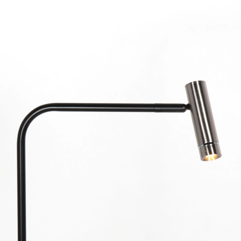 Vloerlamp Lumo zwart met nikkel Steinhauer 8712746184648