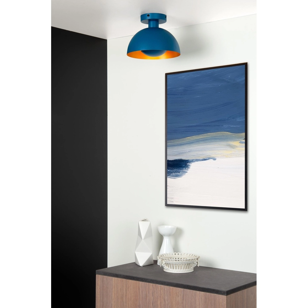 Design plafondlamp Siemon blauw Lucide 5411212451729