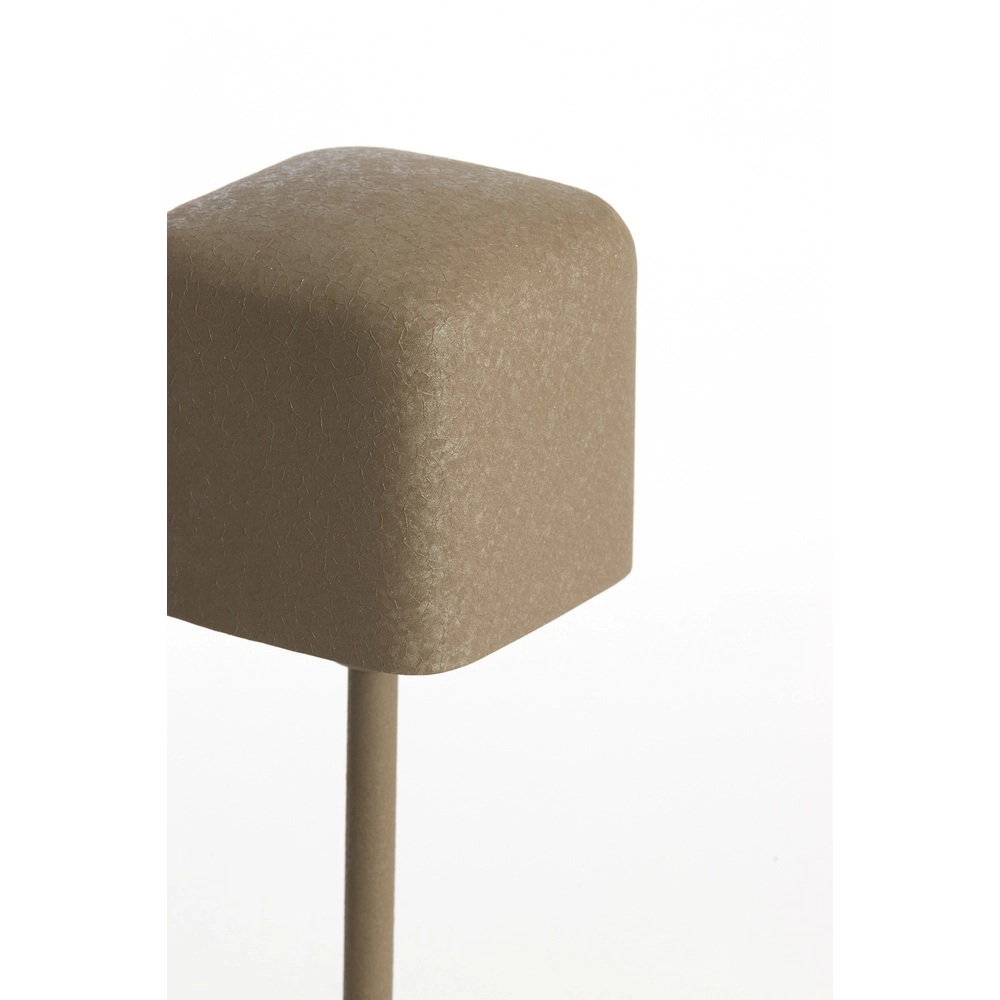 Nachtkastlamp Elenie 13x13cm - mat donker bruin Light & Living 8717807818685