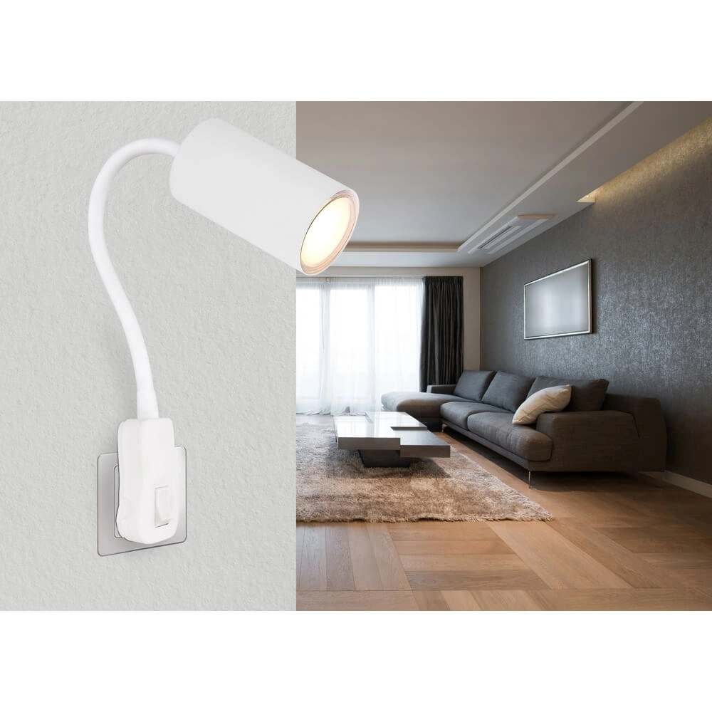 Witte lamp Robby stopcontact Globo 9007371433933