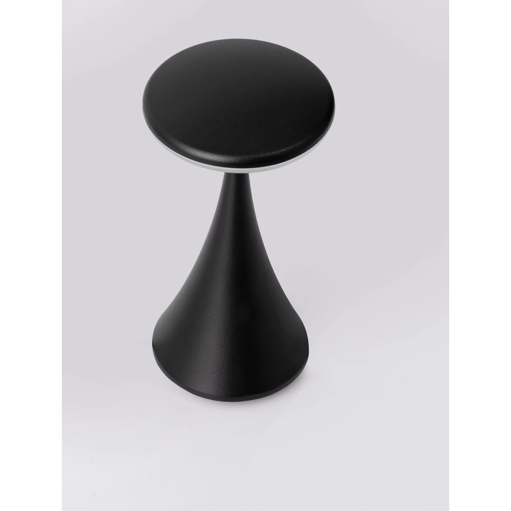 Tafellamp Elbo zwart oplaadbaar met USB Lyora 5212017476920
