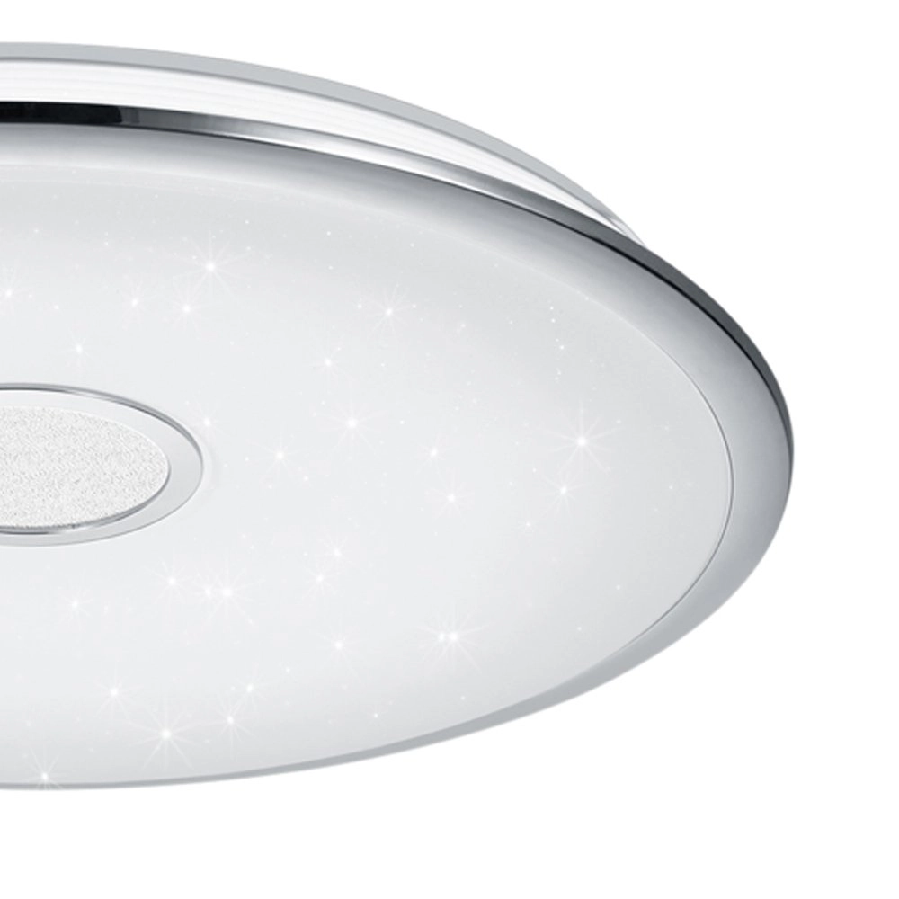 Plafonniere Osaka 67cm grijs met stereffect Trio 4017807337730