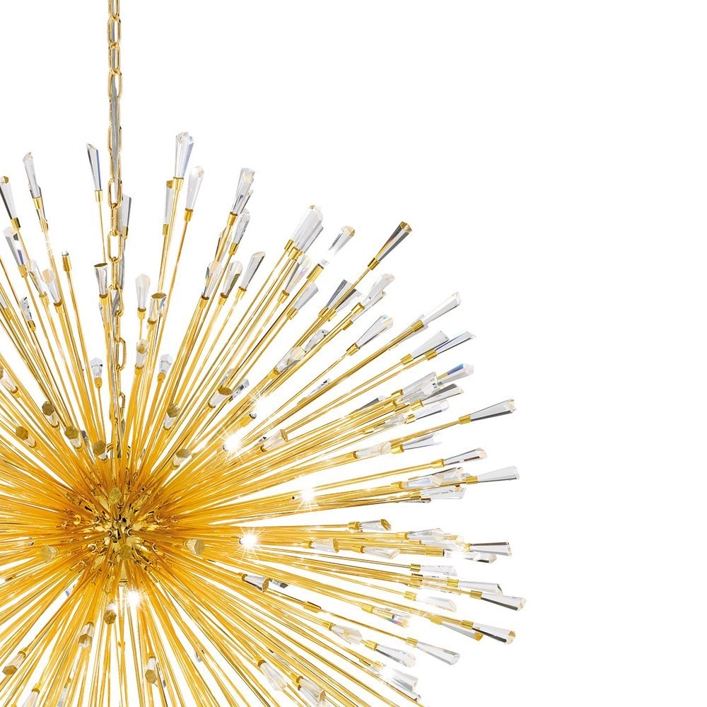 Design hanglamp Vivaldo 1 98cm goud Stars of Light 9002759392567