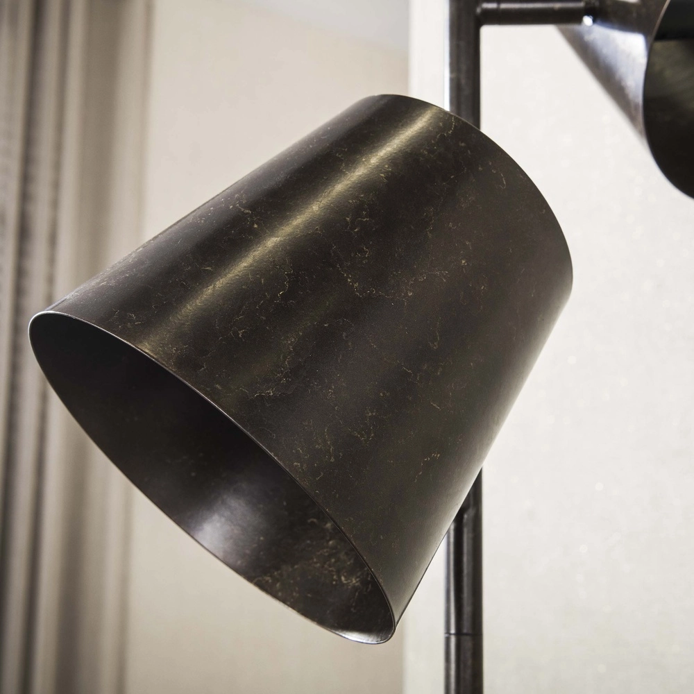 Rustieke vloerlamp Kinetic 167cm - urban bruin Lyora 8716803513198