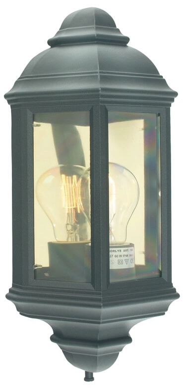 Klassieke wandlamp Mezza Zwart