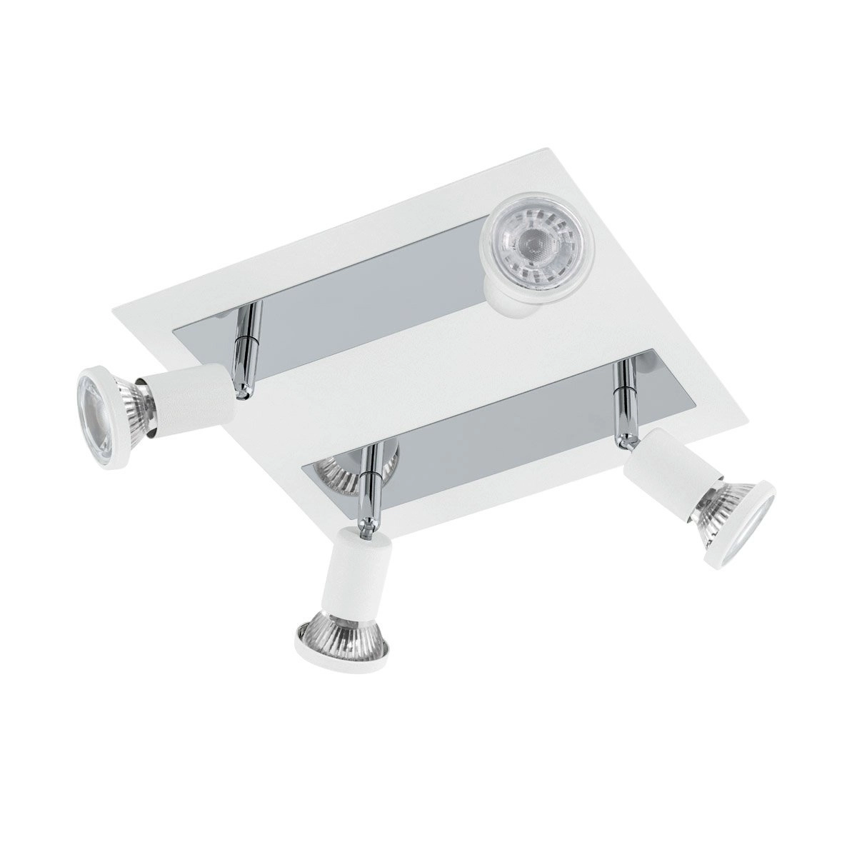 Led plafondspot Sarria 4-lichts wit Led plafondspot Sarria 4-lichts wit