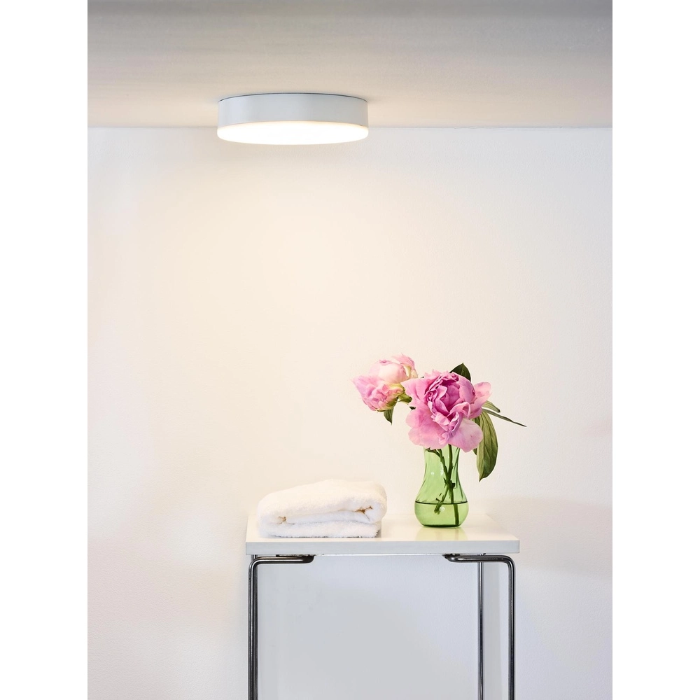 Plafonniere Ceres-Led IP44 wit Ø 21,5cm Lucide 5411212281135