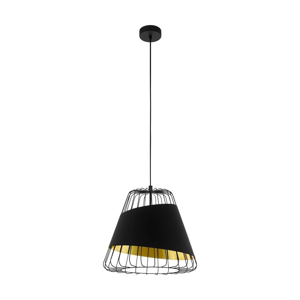 Design draadhanglamp Austell zwart Ø 36cm Eglo 9002759494469