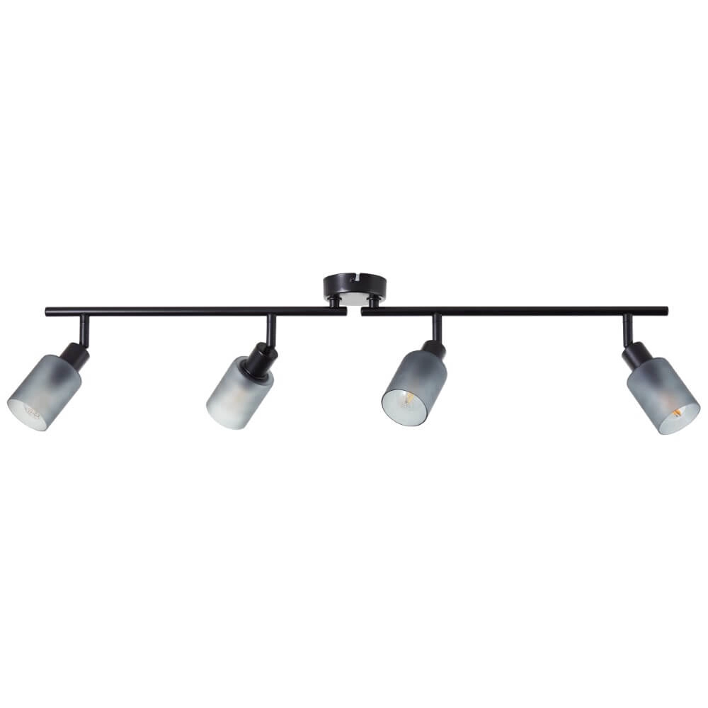 Zwarte plafondlamp Loralie 4-lichts Brilliant 4004353413254
