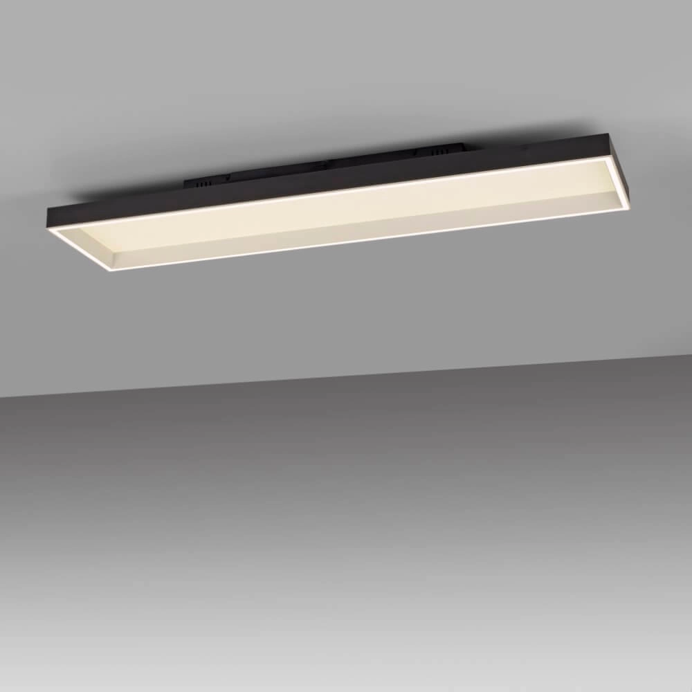 Zwarte plafondlamp Q-Magong rechthoekig Paul Neuhaus 4012248384626