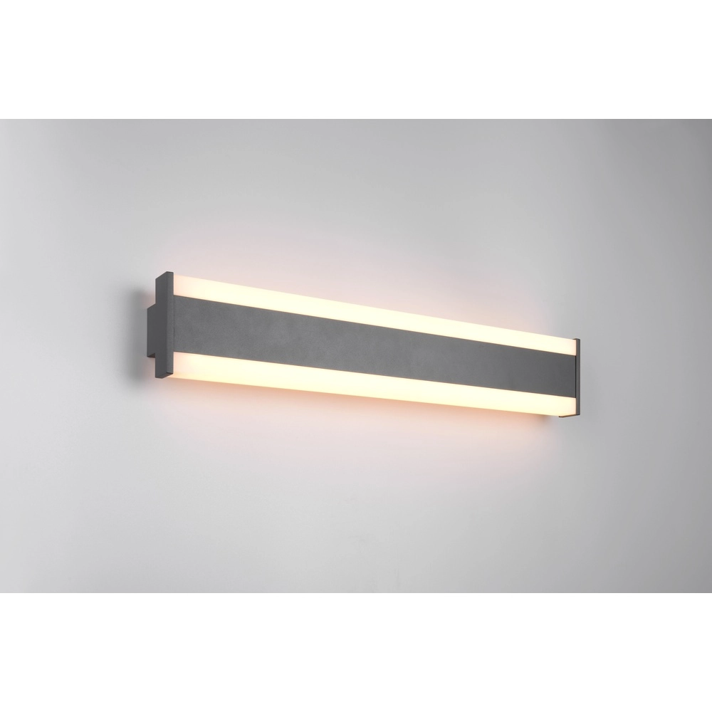 Wandlamp Dawson design antraciet 60cm Trio 4017807603491