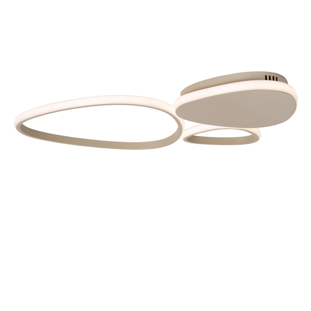 Moderne plafondlamp Samling S zand bruin Lucide 5411212782960