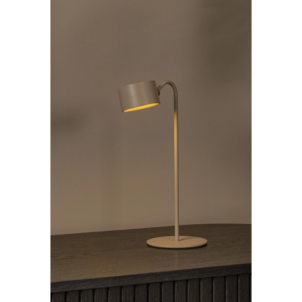 Oplaadbare bureaulamp Jolan taupe Lucide 5411212461100