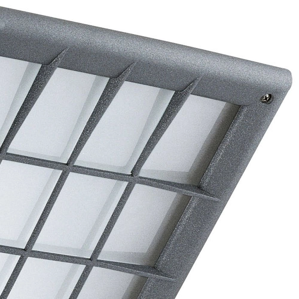 Wandlamp modern Triangolo Grid 19cm grafiet Franssen 8010789003453