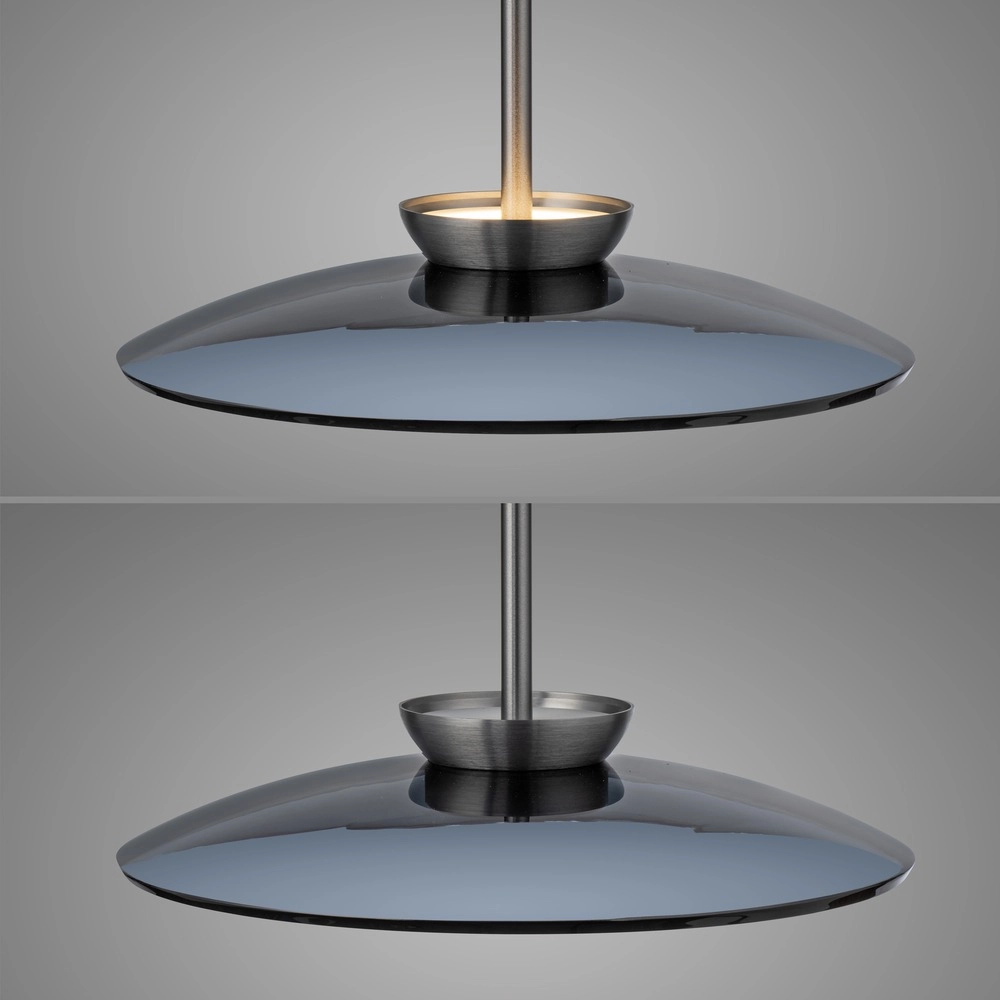 Hanglamp Ø 50cm Pure E-Moon met smoke glas Paul Neuhaus 4012248386361