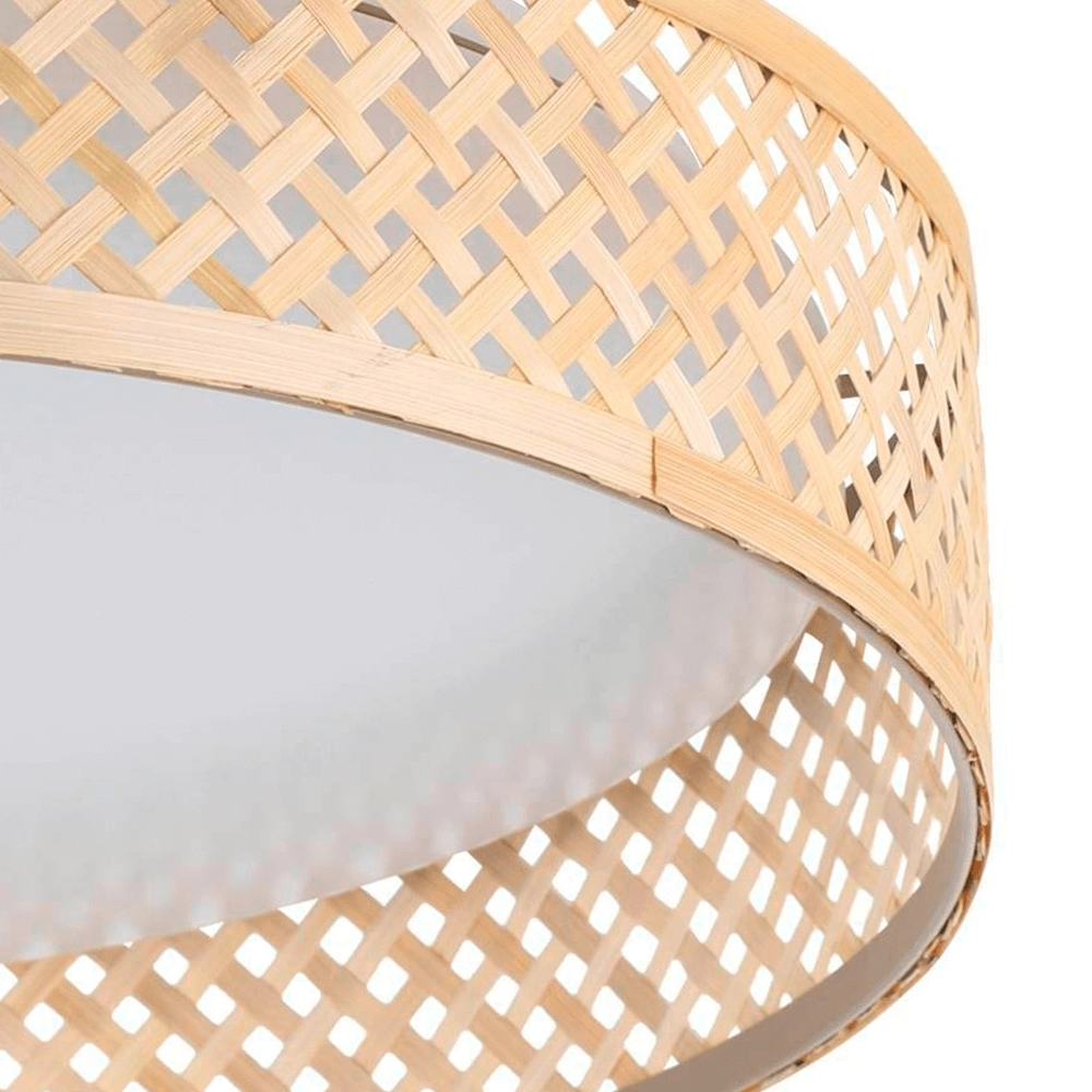 Rotan plafondlamp Luppineria Ø 38cm Eglo 9008606244034