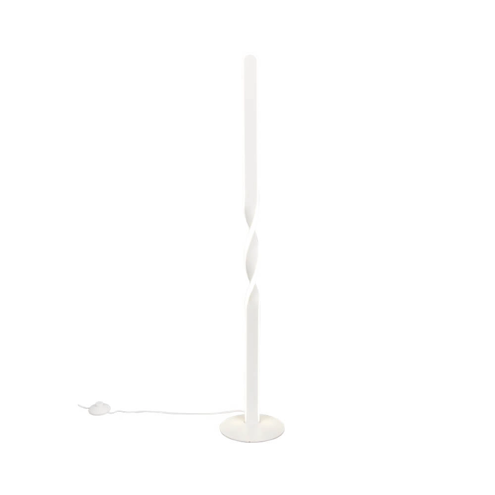 Design vloerlamp Ginko wit Trio 4017807642667