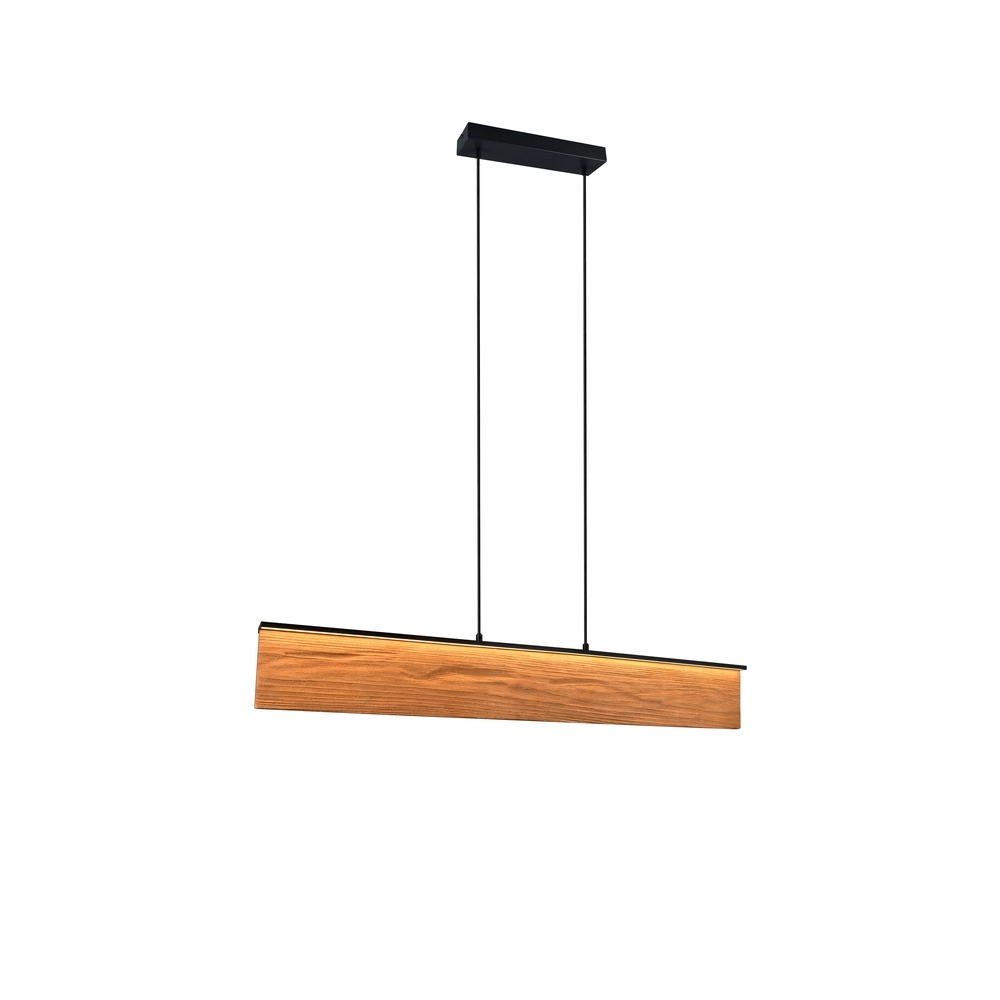 Design hanglamp Kalea zwart met hout