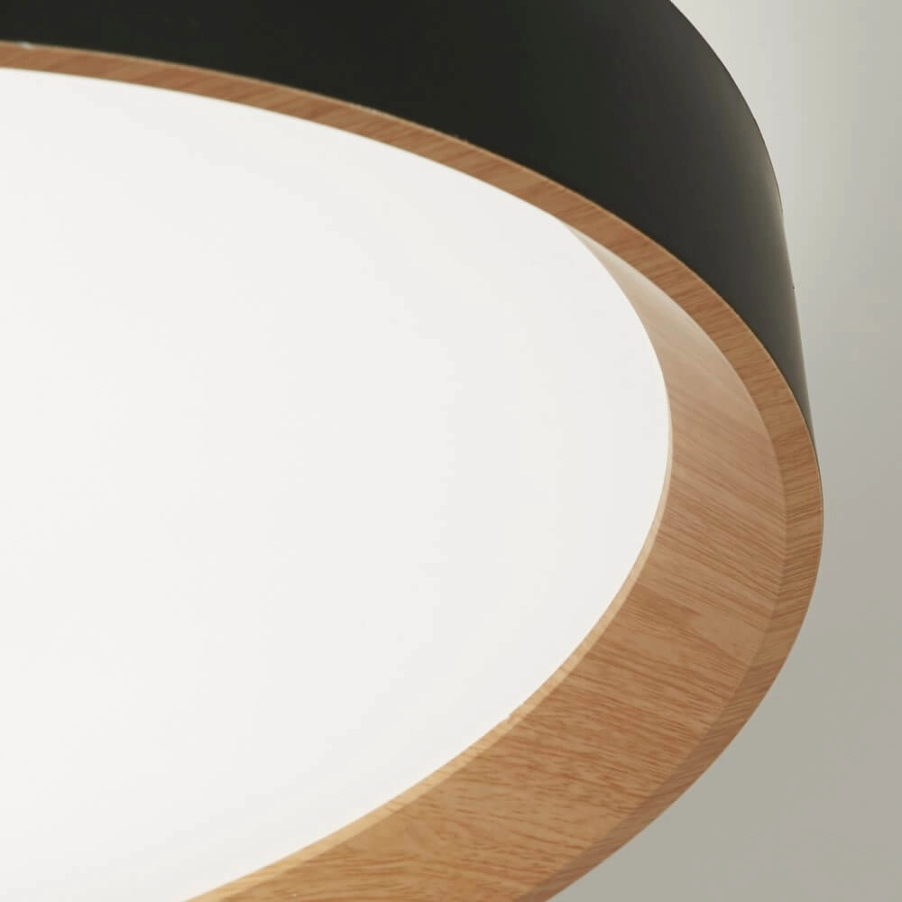 Zwarte plafondlamp Sorrento wit venster Searchlight 5053423274157