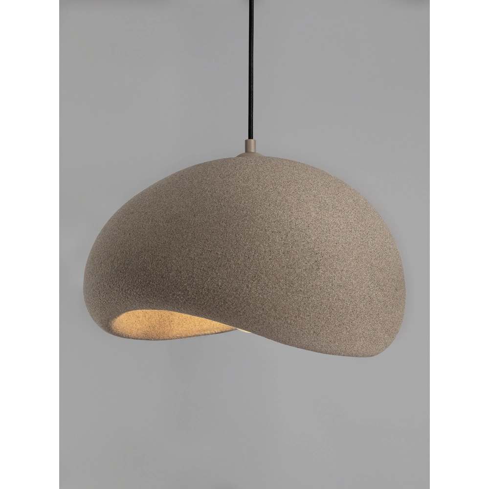 Natuurlijke hanglamp Aere bruin 40cm