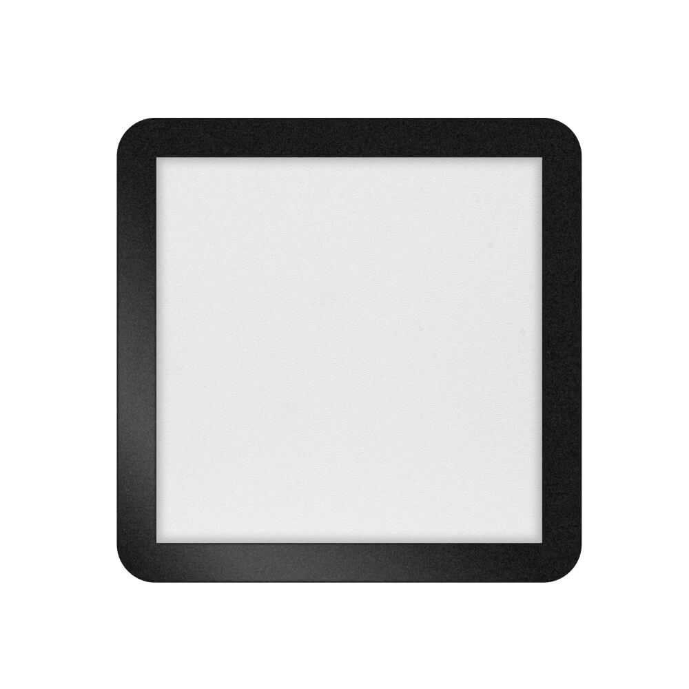Led plafonnière Anne Square 18w - 2700K - 30cm zwart Led plafonnière Anne Square 18w - 2700K - 30cm zwart