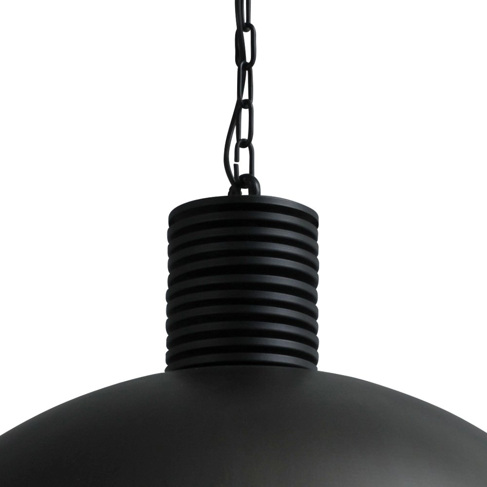 Gunmetal industrie hanglamp Industria 80 Cil met wit Masterlight 8718121163512