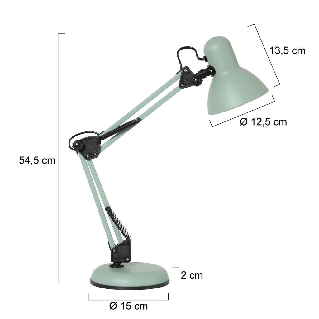 Bureaulamp Study groen Steinhauer 8712746165395