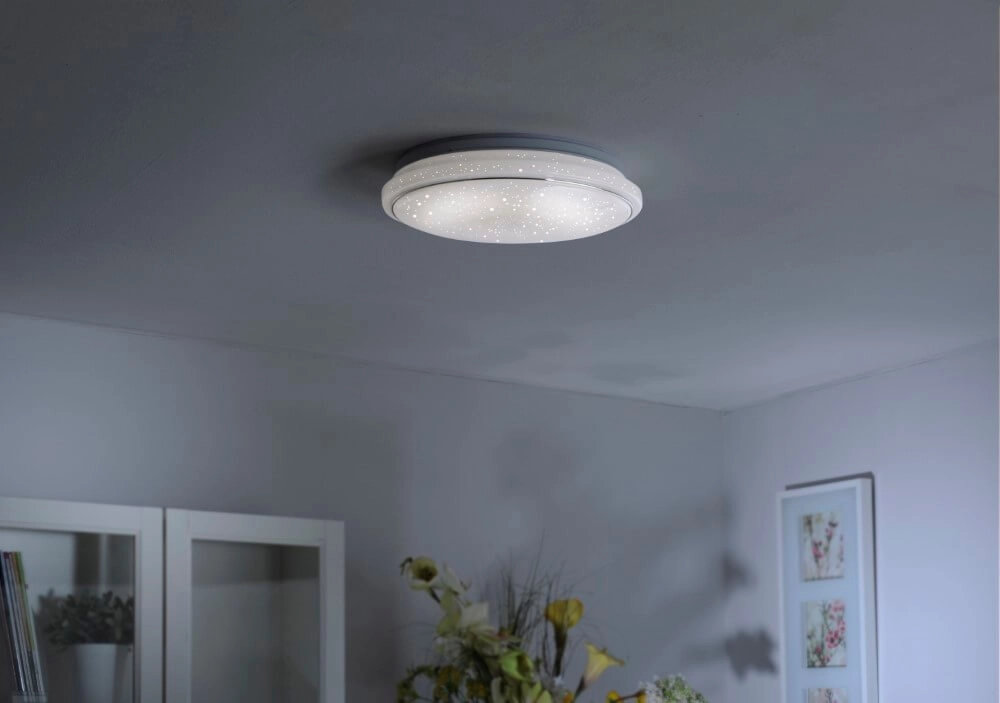 Plafondlamp Jupiter 44cm - 3000-5000K stereffect wit Just Light 4043689927196