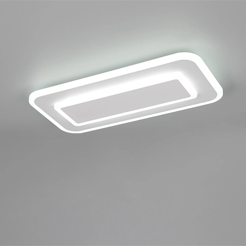 Moderne plafondlamp Riva wit 40cm Trio 4017807682939