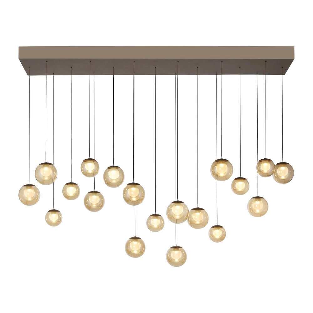 19-lichts hanglamp Pure Popup bronce Paul Neuhaus 4012248396704