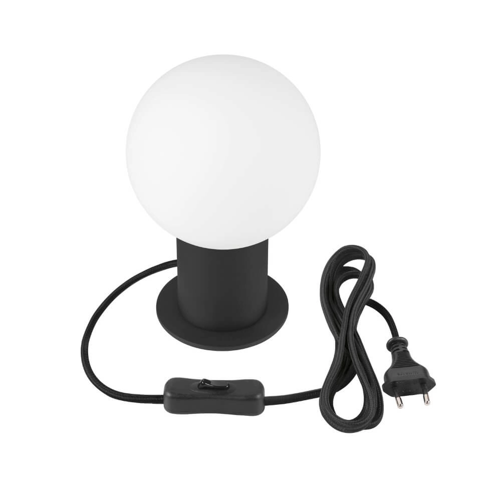 Bol tafellamp Varyt zwart - Ø 12cm SLV 4024163280617