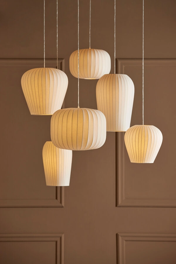 Witte hanglamp Axel japandi Ø 25cm Light & Living 8717807638405