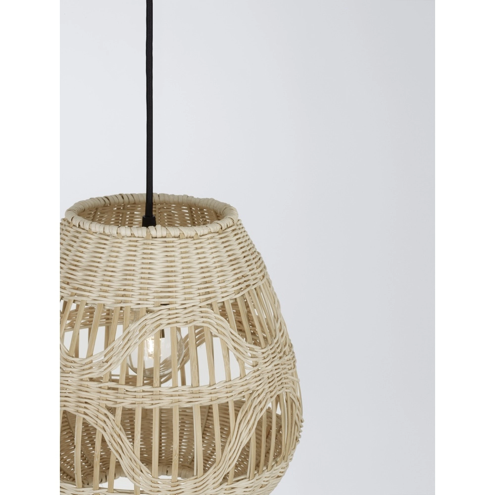Rotan hanglamp Marlo Ø 27cm Lyora 5212017438799