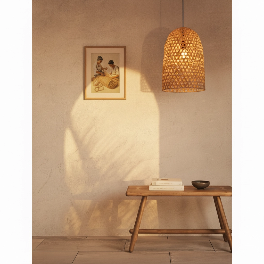 Hanglamp Aurora rotan Ø 30cm