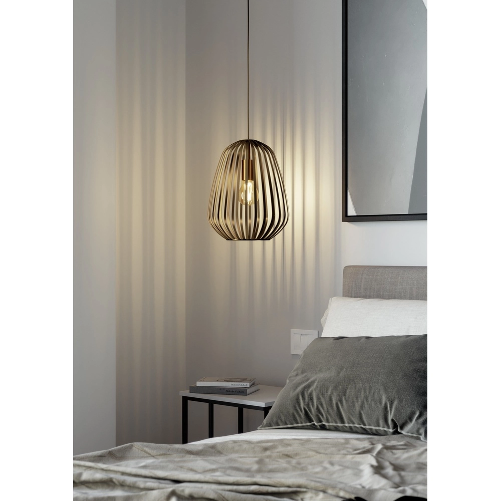Bronzen hanglamp Espinal Ø 28cm - 1x E27 Eglo 9008606312580
