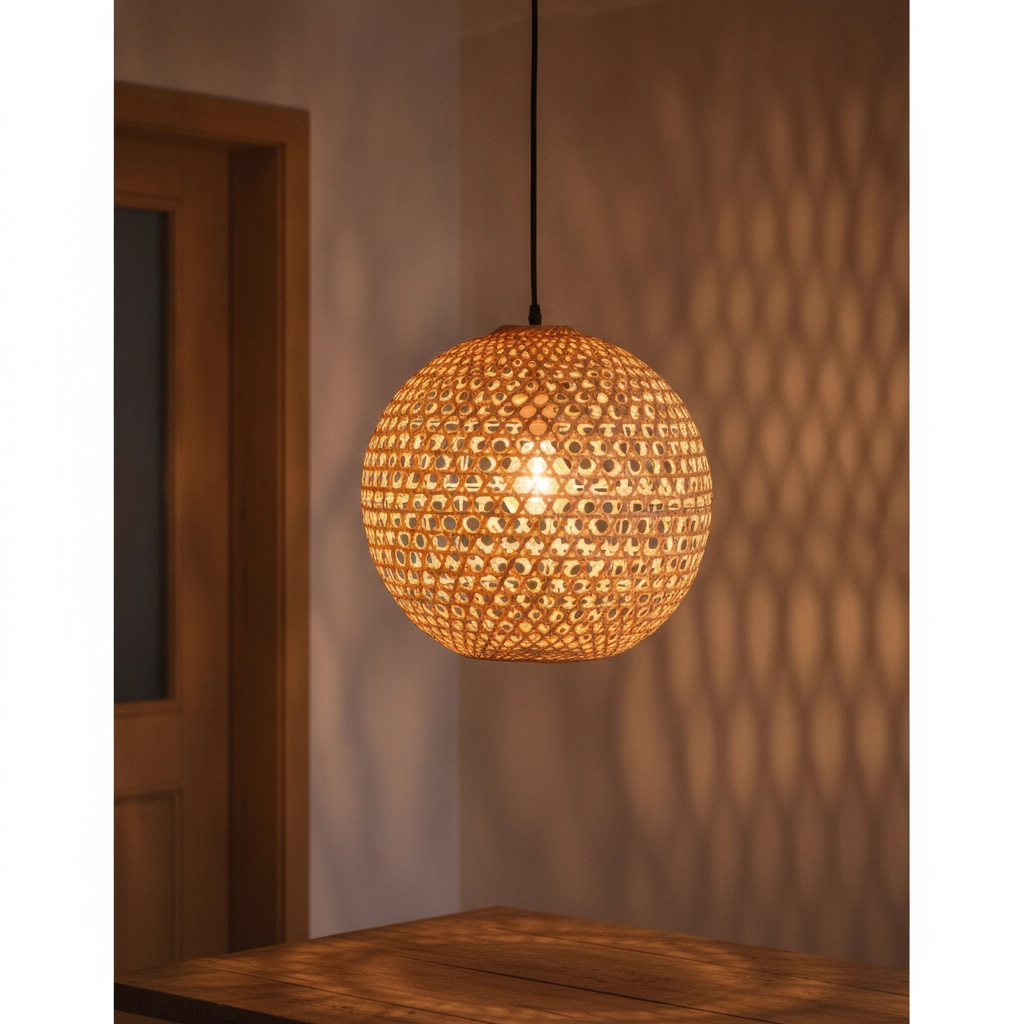 Hanglamp Melody rotan bol Ø 40cm