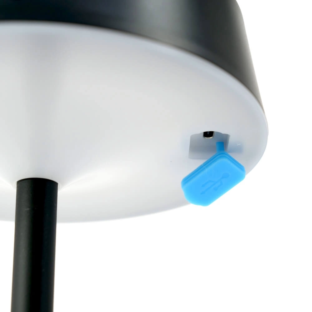 Strakke tafellamp Simeri hybride zwart Eglo 9002759758769