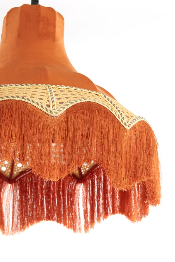 Tiffany hanglamp Mizia oranje Ø 40cm Light & Living 8717807758523