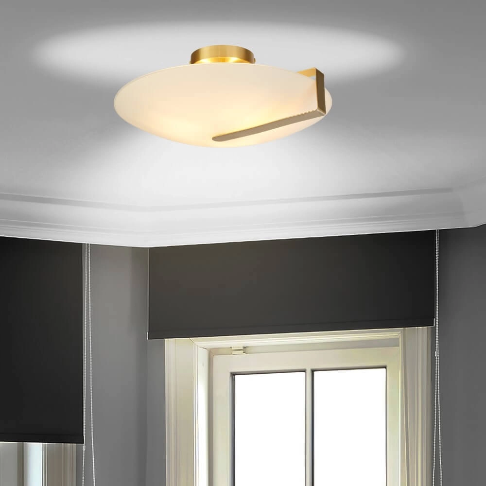 Plafondlamp Sundial goud Searchlight 5053423274768