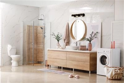 Badkamer wandlamp Flare 3-lichts zwart Searchlight 5053423188584