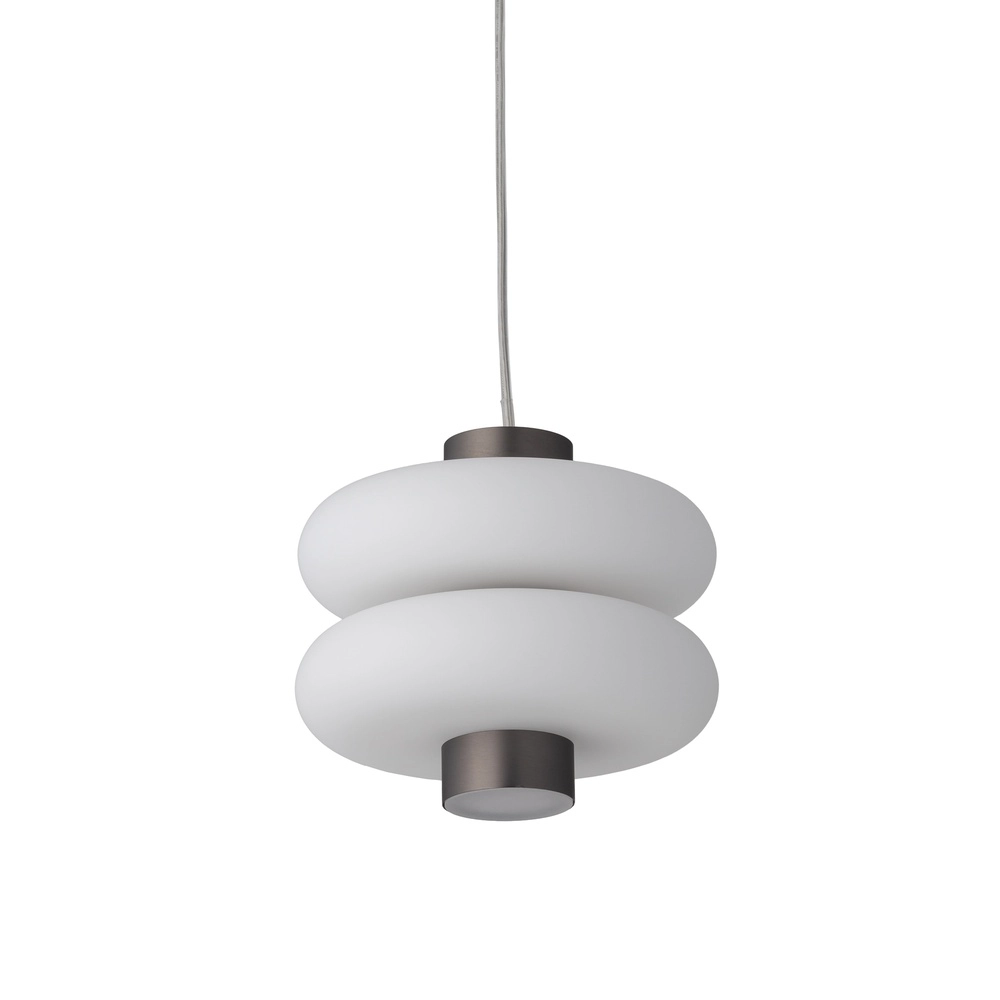 Design hanglamp Lunari Led Ø 16cm grijs Lyora 5903139119818