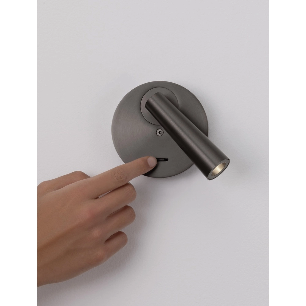 Bedlampje Tico nikkel Lyora 5212017473196