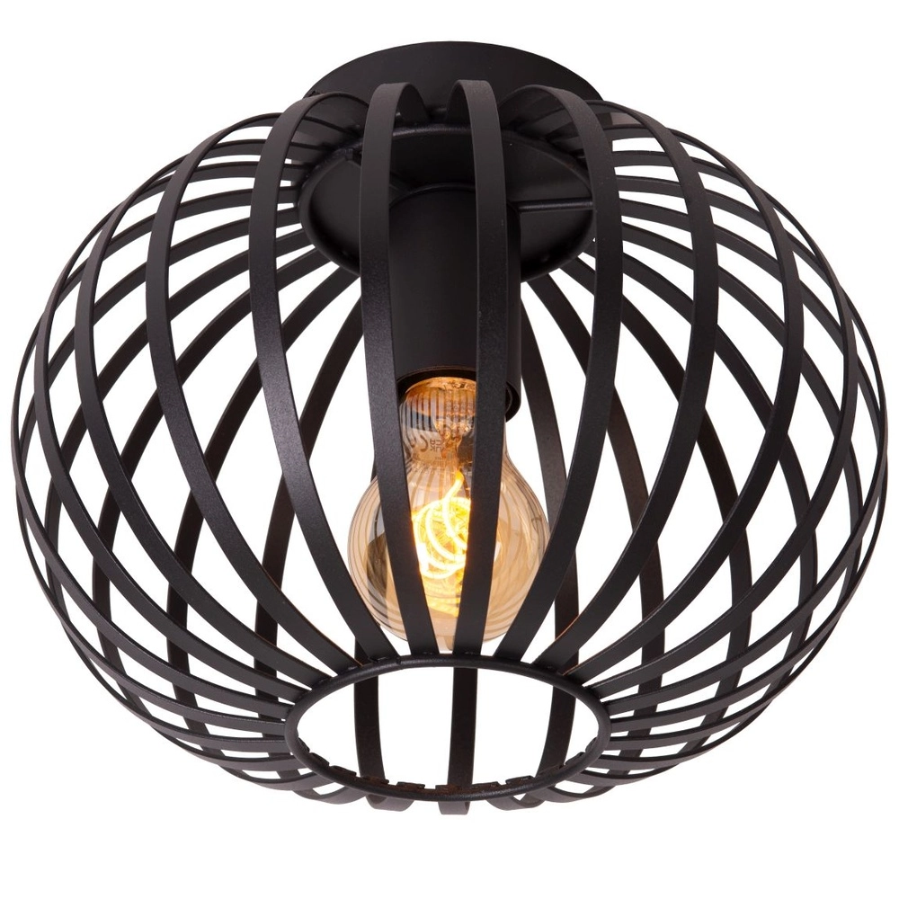 Plafondlamp Manuela Ø 25cm zwart Lucide 5411212810236