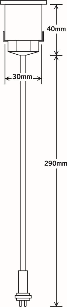 Vlonderspot Mini Led (extension) uitbreiding grijs KonstSmide 7318307469004