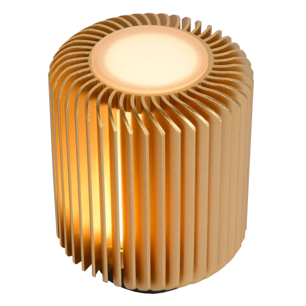 Tafellampje Turbin goud Lucide 5411212262646