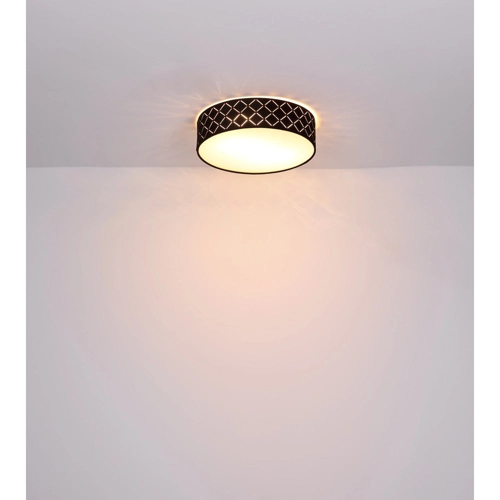 Plafondlamp Varios Ø 38cm zwart Globo 9007371396757